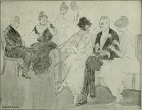 An illustration from Caricature. Wit and humor of a nation in picture, song and story (1914)