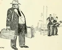 An illustration from Caricature. Wit and humor of a nation in picture, song and story (1914)