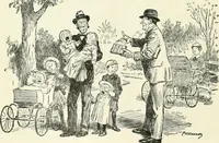 An illustration from Caricature. Wit and humor of a nation in picture, song and story (1914)