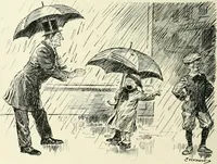 An illustration from Caricature. Wit and humor of a nation in picture, song and story (1914)