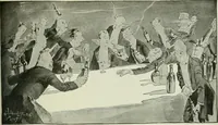 An illustration from Caricature. Wit and humor of a nation in picture, song and story (1914)