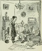 An illustration from Caricature. Wit and humor of a nation in picture, song and story (1914)