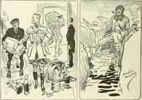An illustration from Caricature. Wit and humor of a nation in picture, song and story (1914)