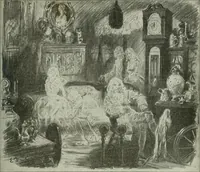 An illustration from Caricature. Wit and humor of a nation in picture, song and story (1914)