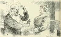 An illustration from Caricature. Wit and humor of a nation in picture, song and story (1914)