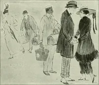 An illustration from Caricature. Wit and humor of a nation in picture, song and story (1914)