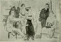 An illustration from Caricature. Wit and humor of a nation in picture, song and story (1914)