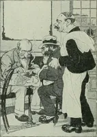 An illustration from Caricature. Wit and humor of a nation in picture, song and story (1914)