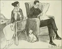 An illustration from Caricature. Wit and humor of a nation in picture, song and story (1914)