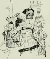 An illustration from Caricature. Wit and humor of a nation in picture, song and story (1914)