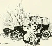 An illustration from Caricature. Wit and humor of a nation in picture, song and story (1914)