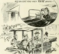 An illustration from Caricature. Wit and humor of a nation in picture, song and story (1914)