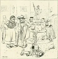 An illustration from Caricature. Wit and humor of a nation in picture, song and story (1914)