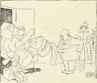 An illustration from Caricature. Wit and humor of a nation in picture, song and story (1914)