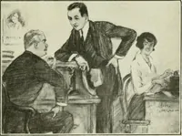 An illustration from Caricature. Wit and humor of a nation in picture, song and story (1914)