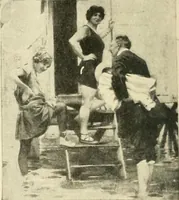 An illustration from Caricature. Wit and humor of a nation in picture, song and story (1914)