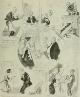 An illustration from Caricature. Wit and humor of a nation in picture, song and story (1914)