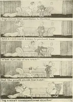 An illustration from Caricature. Wit and humor of a nation in picture, song and story (1914)