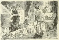 An illustration from Caricature. Wit and humor of a nation in picture, song and story (1914)