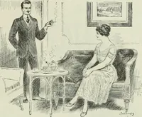 An illustration from Caricature. Wit and humor of a nation in picture, song and story (1914)