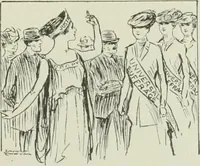 An illustration from Caricature. Wit and humor of a nation in picture, song and story (1914)
