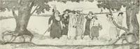 An illustration from Caricature. Wit and humor of a nation in picture, song and story (1914)
