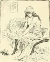 An illustration from Caricature. Wit and humor of a nation in picture, song and story (1914)