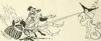 An illustration from Caricature. Wit and humor of a nation in picture, song and story (1914)