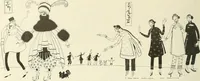 An illustration from Caricature. Wit and humor of a nation in picture, song and story (1914)