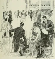 An illustration from Caricature. Wit and humor of a nation in picture, song and story (1914)