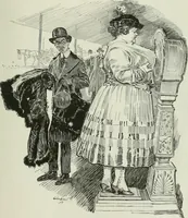 An illustration from Caricature. Wit and humor of a nation in picture, song and story (1914)