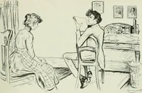 An illustration from Caricature. Wit and humor of a nation in picture, song and story (1914)