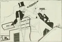 An illustration from Caricature. Wit and humor of a nation in picture, song and story (1914)