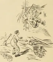 An illustration from Caricature. ed 1911 (1911)