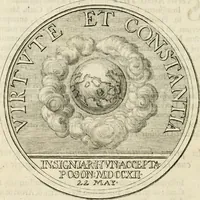 Picture 9 of 77 from Caroli Gustavi Heraei sacrae caes., majest., consiliarii, & rei antiquae, nec non feriundis numismatibus praefecti, Inscriptiones et symbola varii argumenti (1734), leaf 27