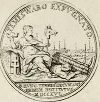 Picture 16 of 77 from Caroli Gustavi Heraei sacrae caes., majest., consiliarii, & rei antiquae, nec non feriundis numismatibus praefecti, Inscriptiones et symbola varii argumenti (1734), leaf 38