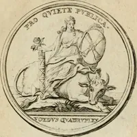 Picture 29 of 77 from Caroli Gustavi Heraei sacrae caes., majest., consiliarii, & rei antiquae, nec non feriundis numismatibus praefecti, Inscriptiones et symbola varii argumenti (1734), leaf 64