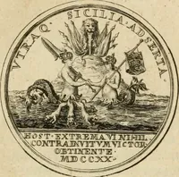 Picture 31 of 77 from Caroli Gustavi Heraei sacrae caes., majest., consiliarii, & rei antiquae, nec non feriundis numismatibus praefecti, Inscriptiones et symbola varii argumenti (1734), leaf 68