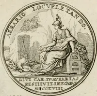 Picture 35 of 77 from Caroli Gustavi Heraei sacrae caes., majest., consiliarii, & rei antiquae, nec non feriundis numismatibus praefecti, Inscriptiones et symbola varii argumenti (1734), leaf 74