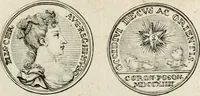 An illustration from Caroli Gustavi Heraei sacrae caes., majest., consiliarii, & rei antiquae, nec non feriundis numismatibus praefecti, Inscriptiones et symbola varii argumenti (1734)