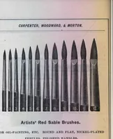 An illustration from Catalogue of paints, oils, varnishes, brushes, and painters' supplies / for sale by Carpenter, Woodward & Morton. (1883)
