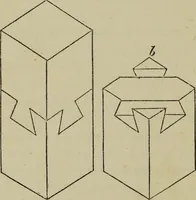 An illustration from The carpenter's and joiner's hand-book : containing a complete treatise on framing hip and valley roofs ... (1888)