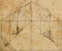 An illustration from The carpenter's new guide: being a complete book of lines for carpentry and joinery. Treating fully on practical geometry, soffits, brick and plaster groins ... with a great variety of designs for roofs, trussed girders ... with many other things entirely new: the whole founded on true geometrical principles; the theory and practice well explained and fully exemplified on eighty-four copper-plates; including some observations and calculations on the strength of timber (1830)