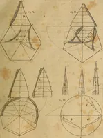 An illustration from The carpenter's new guide: being a complete book of lines for carpentry and joinery. Treating fully on practical geometry, soffits, brick and plaster groins ... with a great variety of designs for roofs, trussed girders ... with many other things entirely new: the whole founded on true geometrical principles; the theory and practice well explained and fully exemplified on eighty-four copper-plates; including some observations and calculations on the strength of timber (1830)