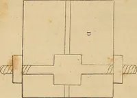 An illustration from The carpenter's new guide: being a complete book of lines for carpentry and joinery. Treating fully on practical geometry, soffits, brick and plaster groins ... with a great variety of designs for roofs, trussed girders ... with many other things entirely new: the whole founded on true geometrical principles; the theory and practice well explained and fully exemplified on eighty-four copper-plates; including some observations and calculations on the strength of timber (1830)