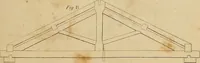 An illustration from The carpenter's new guide: being a complete book of lines for carpentry and joinery. Treating fully on practical geometry, soffits, brick and plaster groins ... with a great variety of designs for roofs, trussed girders ... with many other things entirely new: the whole founded on true geometrical principles; the theory and practice well explained and fully exemplified on eighty-four copper-plates; including some observations and calculations on the strength of timber (1830)