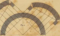 An illustration from The carpenter's new guide: being a complete book of lines for carpentry and joinery. Treating fully on practical geometry, soffits, brick and plaster groins ... with a great variety of designs for roofs, trussed girders ... with many other things entirely new: the whole founded on true geometrical principles; the theory and practice well explained and fully exemplified on eighty-four copper-plates; including some observations and calculations on the strength of timber (1830)