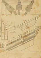 An illustration from The carpenter's new guide: being a complete book of lines for carpentry and joinery. Treating fully on practical geometry, soffits, brick and plaster groins ... with a great variety of designs for roofs, trussed girders ... with many other things entirely new: the whole founded on true geometrical principles; the theory and practice well explained and fully exemplified on eighty-four copper-plates; including some observations and calculations on the strength of timber (1830)