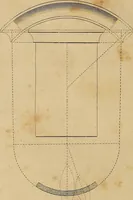 An illustration from The carpenter's new guide: being a complete book of lines for carpentry and joinery. Treating fully on practical geometry, soffits, brick and plaster groins ... with a great variety of designs for roofs, trussed girders ... with many other things entirely new: the whole founded on true geometrical principles; the theory and practice well explained and fully exemplified on eighty-four copper-plates; including some observations and calculations on the strength of timber (1830)