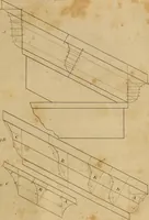 An illustration from The carpenter's new guide: being a complete book of lines for carpentry and joinery. Treating fully on practical geometry, soffits, brick and plaster groins ... with a great variety of designs for roofs, trussed girders ... with many other things entirely new: the whole founded on true geometrical principles; the theory and practice well explained and fully exemplified on eighty-four copper-plates; including some observations and calculations on the strength of timber (1830)